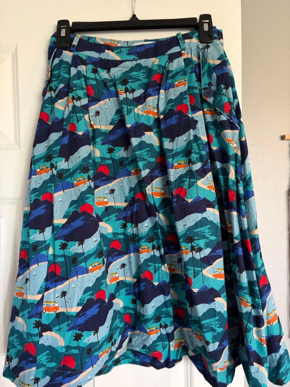 ModCloth Emily and Fin “Roadtrip” Pippa skirt, UK 10/ small